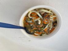 Mom's home made turkey soup. Perfect after a great sail.