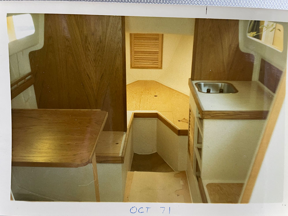 Galley table.