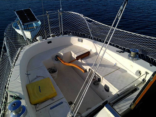 Hours of worry free sailing at the hands of 'Not-O-Helm'.