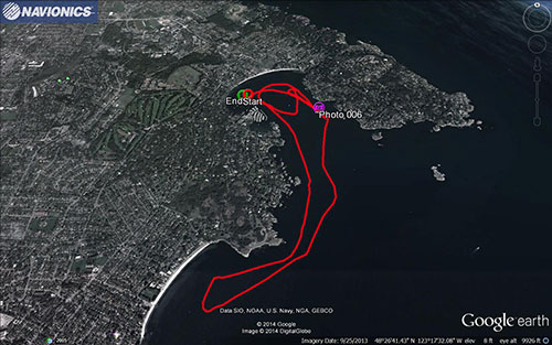 Navionics track