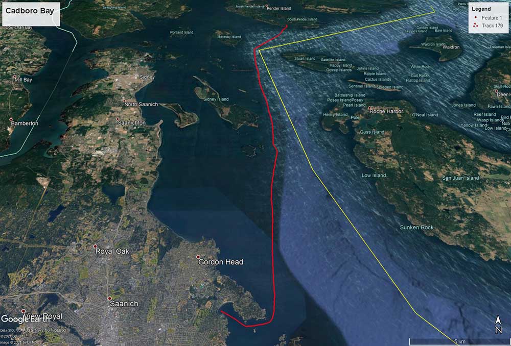 Navionics track
