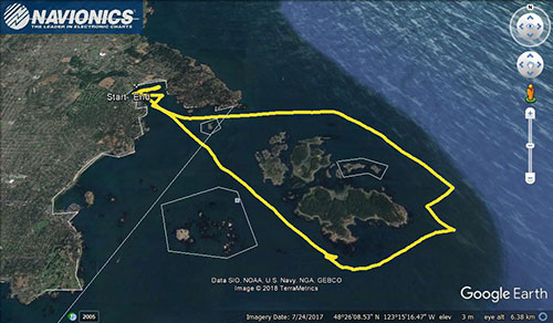 Navionics track
