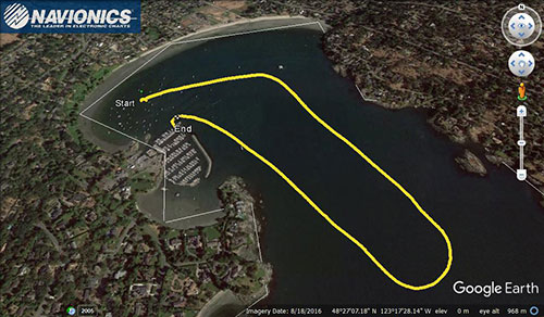 Navionics track