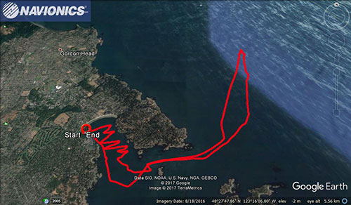 Navionics track