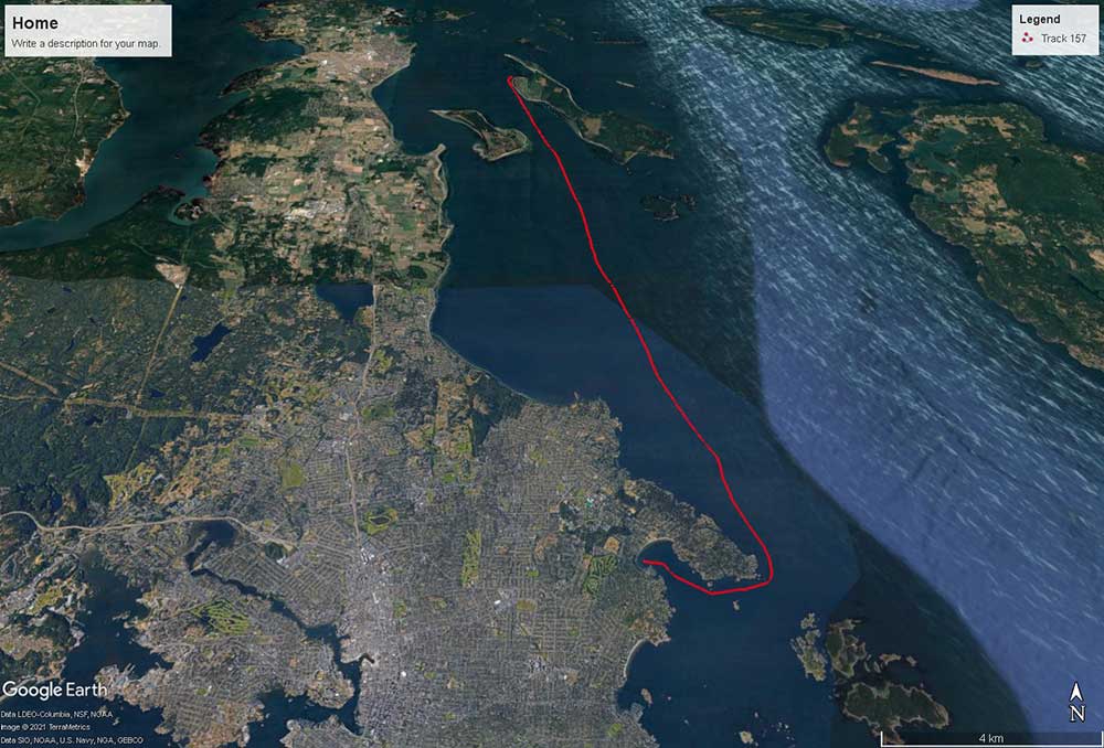 Navionics track