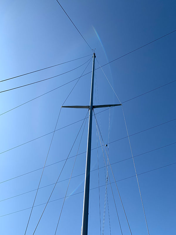Fortunately I managed to sneak under the high voltage power lines.