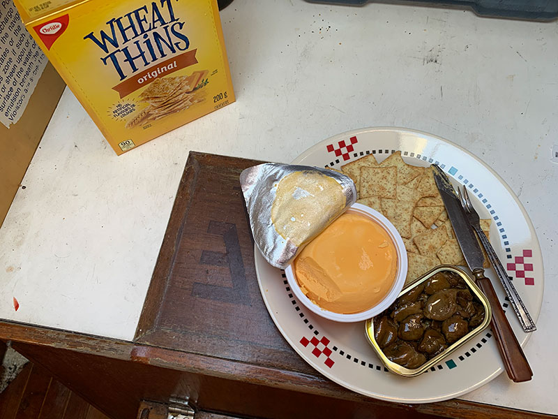 Snack time.
