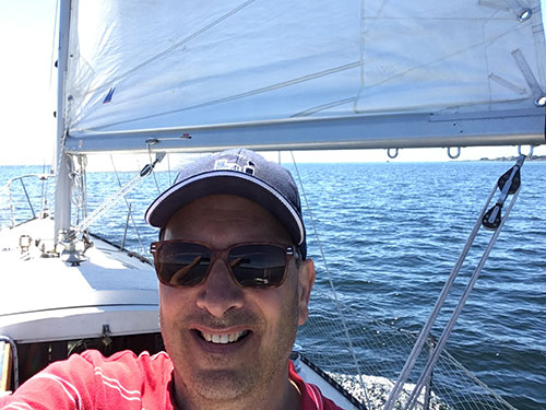 Reaching out of Cadboro Bay.