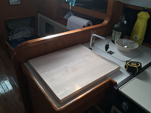 New cutting board / sink cover.