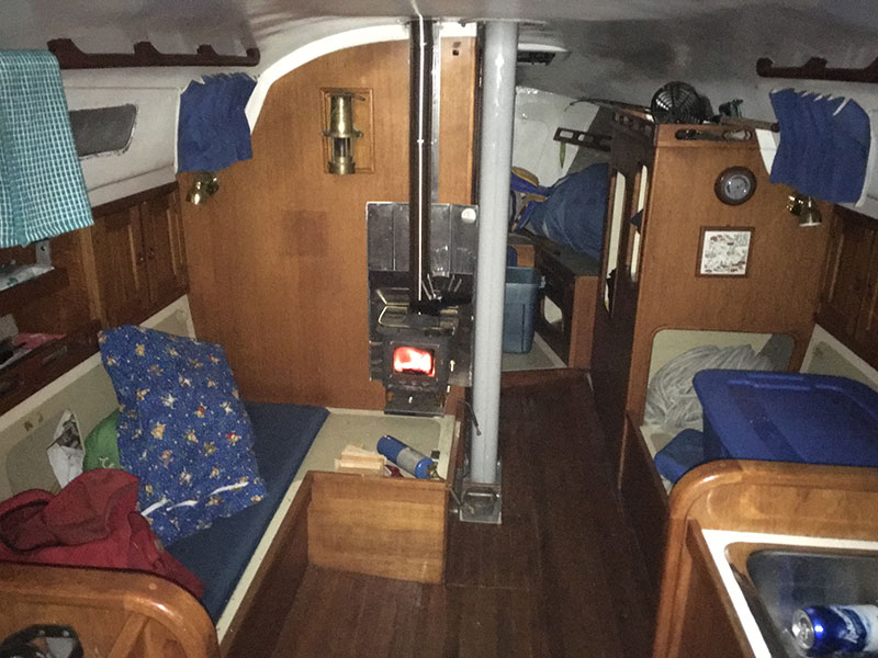 All is well during early spring cruising...as long as your heat source works.