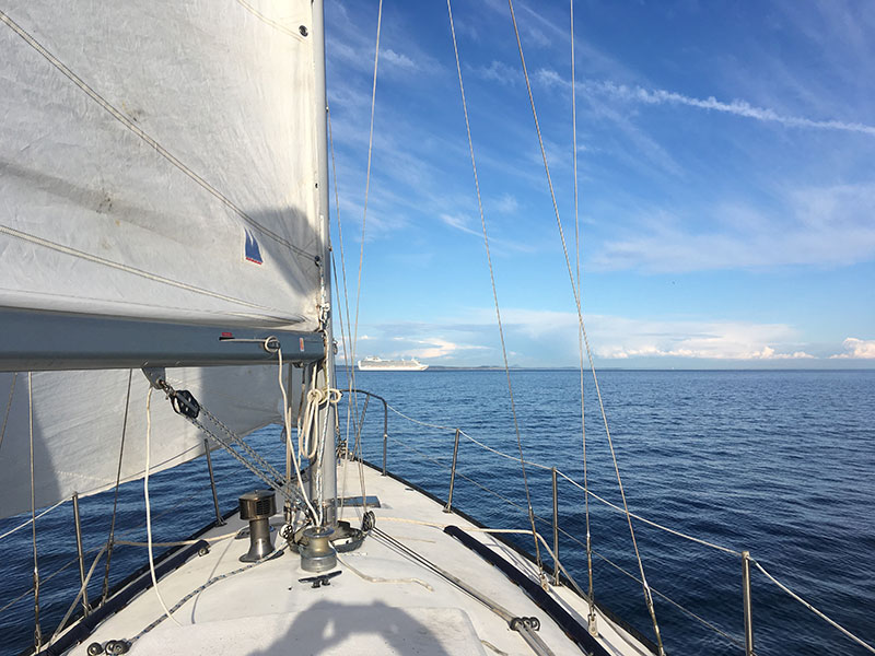 Sailing Haro Strait