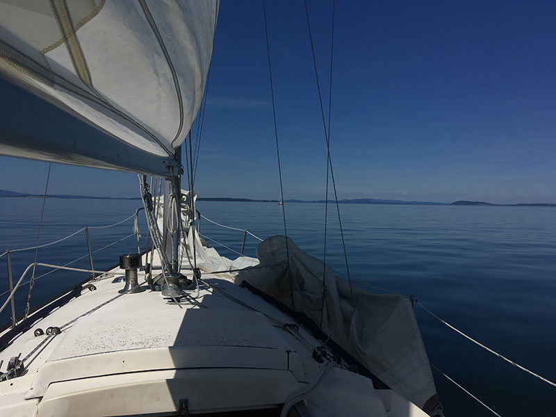 Sailing Cadboro Bay