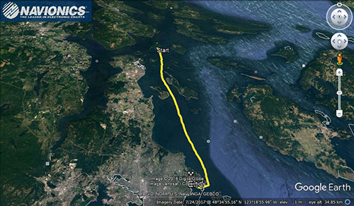 Navionics track