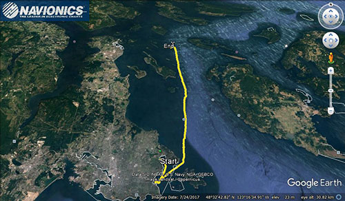 Navionics track