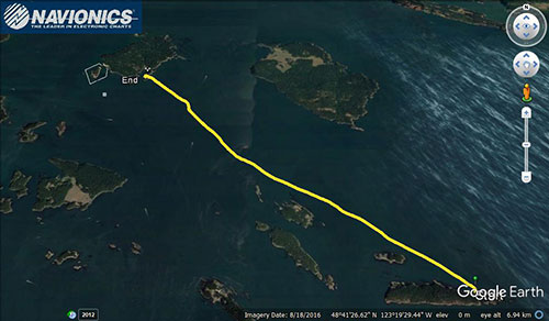 Navionics track