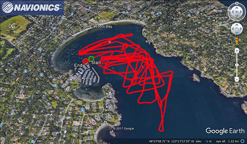 Navionics track