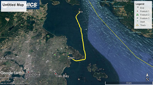 Navionics track