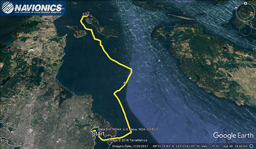 Navionics track