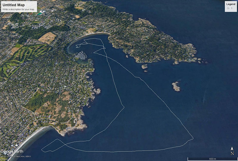 Sailing in Cadboro Bay
