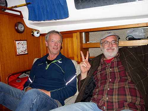 Paul and Tom on board T2