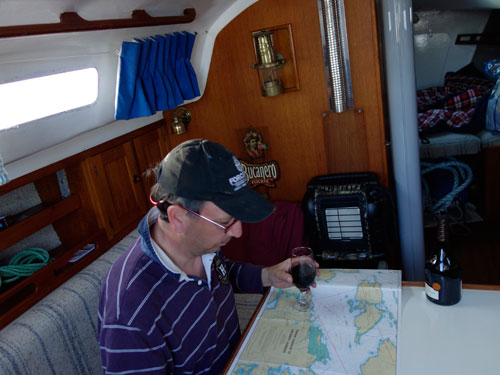 Planning the next leg of the journey.