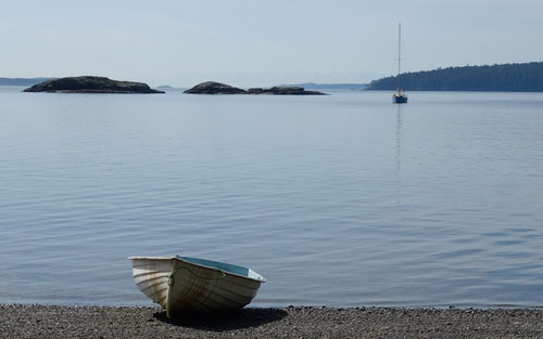 Ashore in Princess Bay.