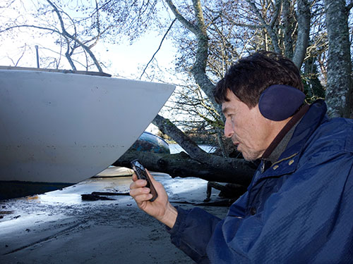Barnucka facetimes Tania on the beach at Cadboro Bay. Forgot to ask them what they're doing for Valentine's Day.