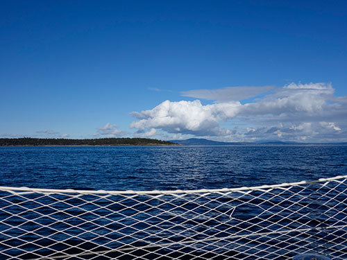 Transitting Southern Tip of Discovery Island.