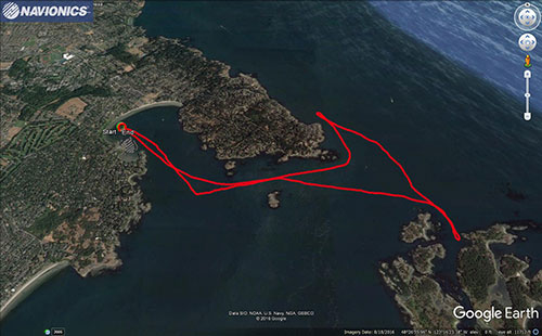 Navionics track
