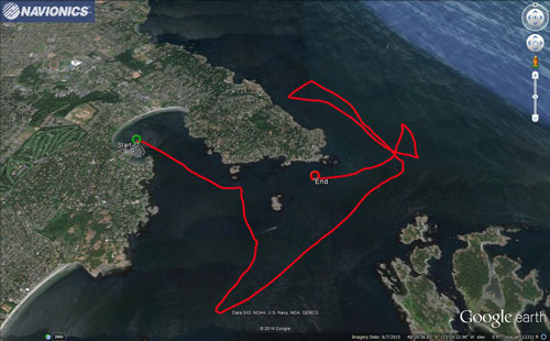 Navionics track