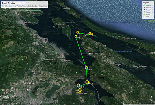 Day 4: Princess Cove to Birds Eye Cove (Maple Bay)