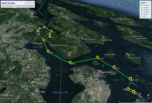 Day 5: Birds Eye Cove to Sidney Spit