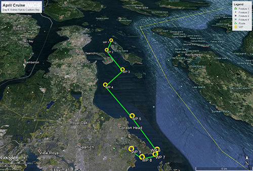 Day 6: Sidney Spit to Cadboro Bay (15.5 NM)