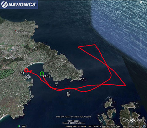 Navionics track