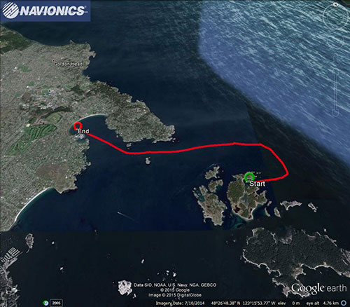 Navionics track