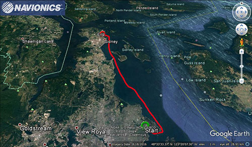 Navionics track