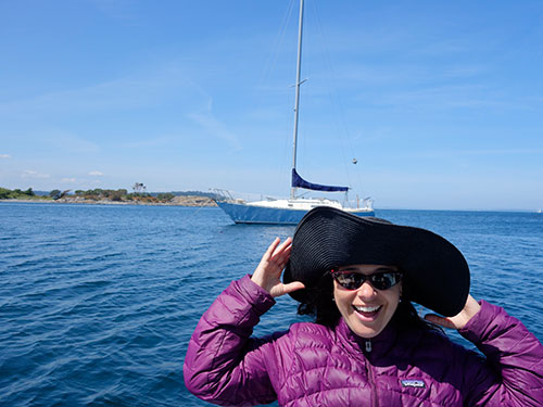 Exploring by dinghy