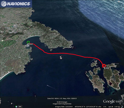 Navionics track