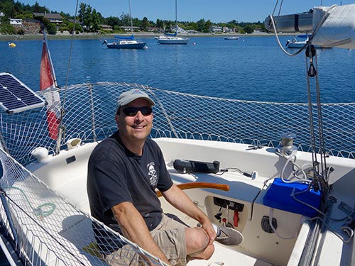 Ready and waiting to leave Cadboro Bay
