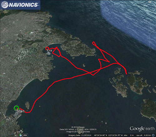 Navionics track