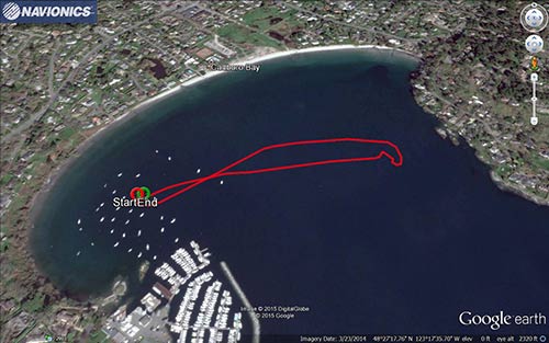 Navionics track