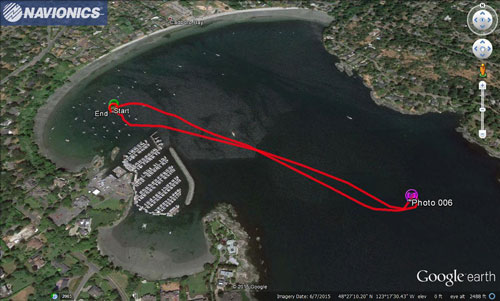 Navionics track