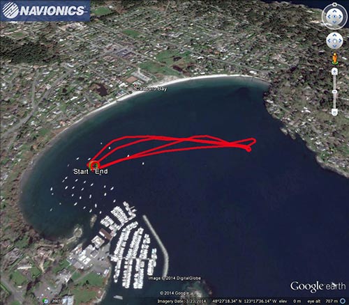 Navionics track