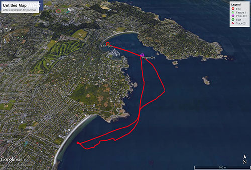 Navionics track