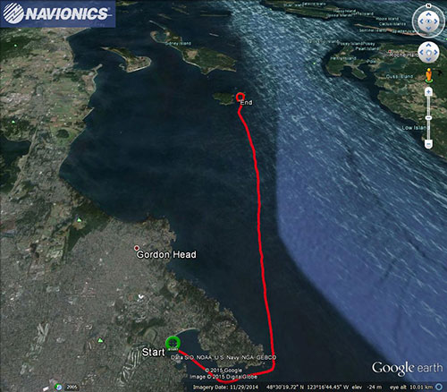 Navionics track