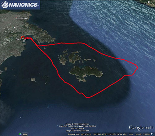 Navionics track