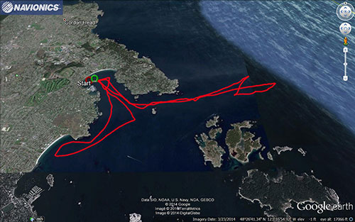 Navionics track