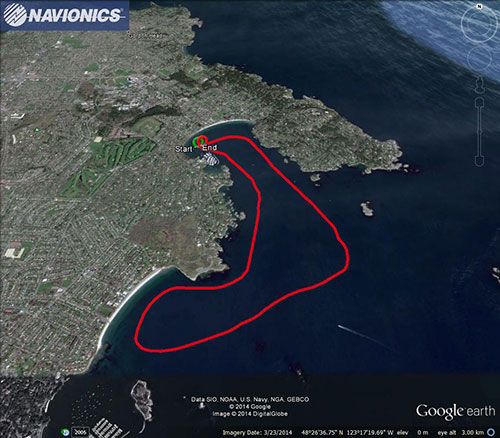 Navionics track