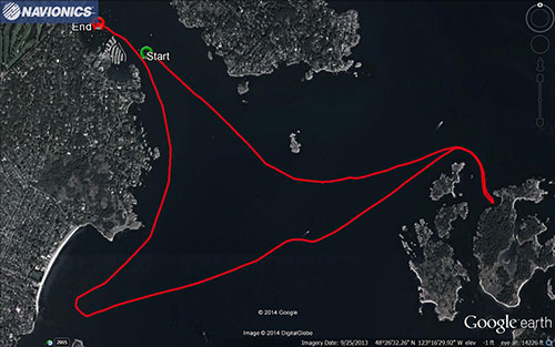 Navionics Track