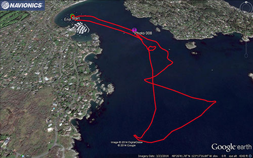Navionics track
